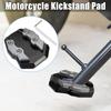 uxcell Motorcycle Kickstand Plate Pad Aluminum Alloy for Honda Adv-160 2022 Motorcycle Extension Foot