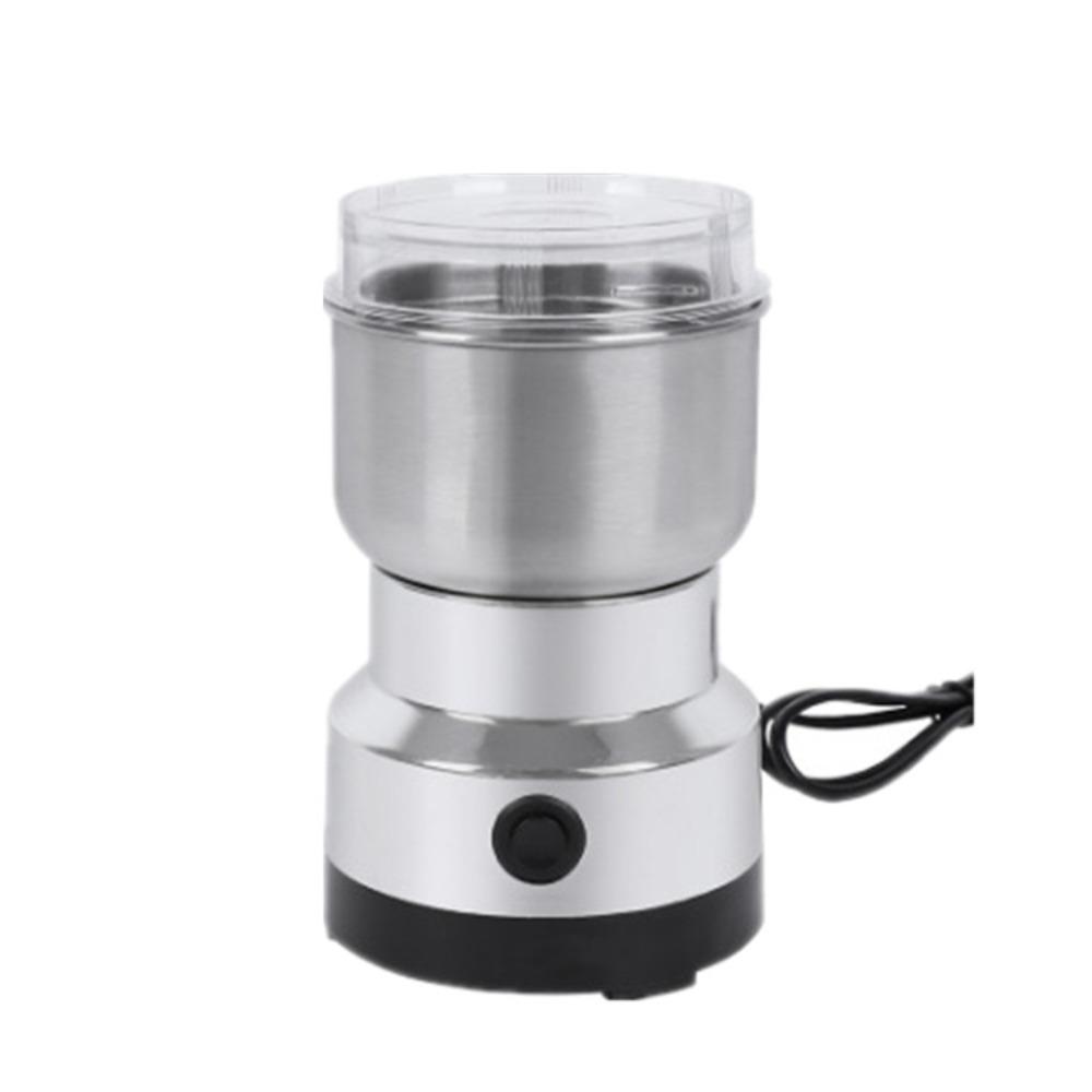 

4 Blades Baby Food Grinder Transparent Lid Grain Mill Household Electric Coffee Grinder Cereal EU Plug