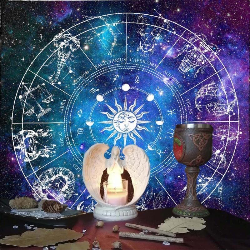 Square Flannelette Tarots Cloth Board Game Pad Astrological Pad Table Cover