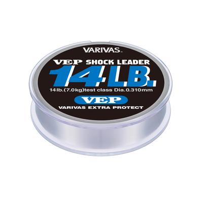 Morris Varivas VEP Shock Leader, Nylon, 50m, 3.5, 14lb, Natural