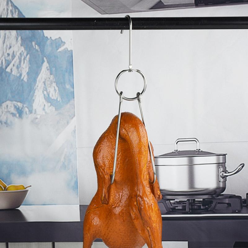 Duck Butcher Meat Processing Drying Smoking Hanger Stainless Steel Bacon Hook
