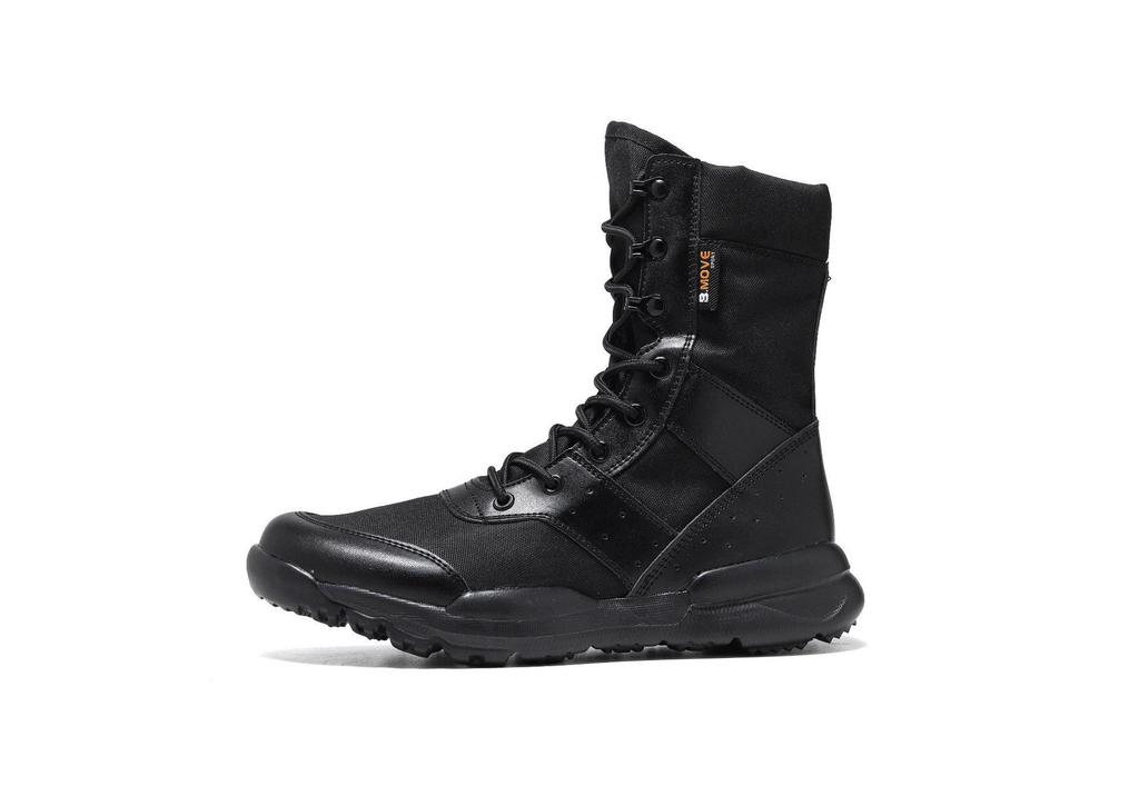 Men's Lightweight Breathable High-Top Desert Combat Boots for Outdoor Military Use