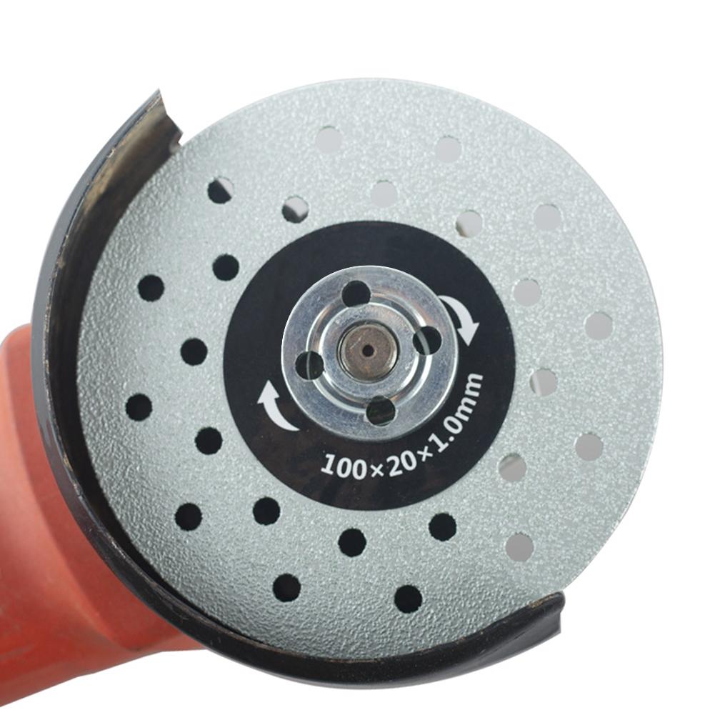 4-Inch/100mm Slate Flat Grinding Cutting Blade Porous Widened Diamond Slate Cutting Wheel Ultra-thin Saw Blade for Stone Ceramic