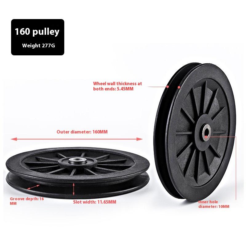 50-160Mm Universal Gym Bearing Pulley Nylon Bearing Pulley Wheel Cable Fitness Bearing Pulley Fitness Equipment