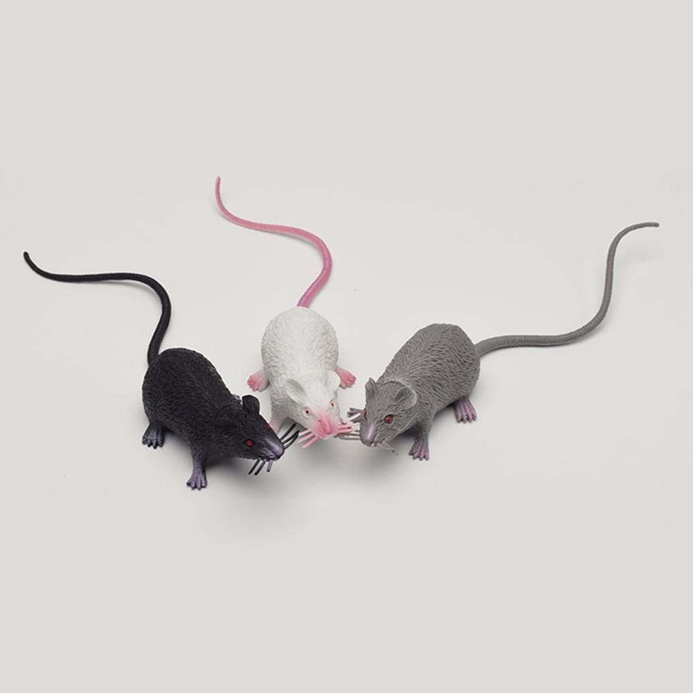Fake Small Rat Model Prop Scary Trick Prank Toy Jokes Novelty Funny Toys Party Funny Little Toys Realistic Animals Model