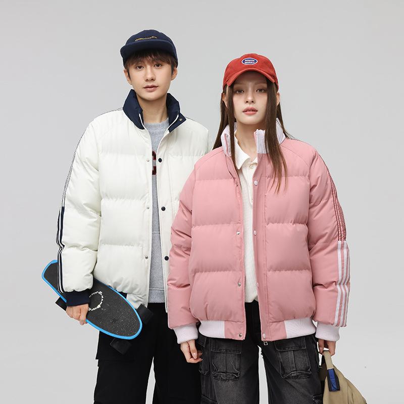 Куртка-стойка с тремя полосами — фото 3