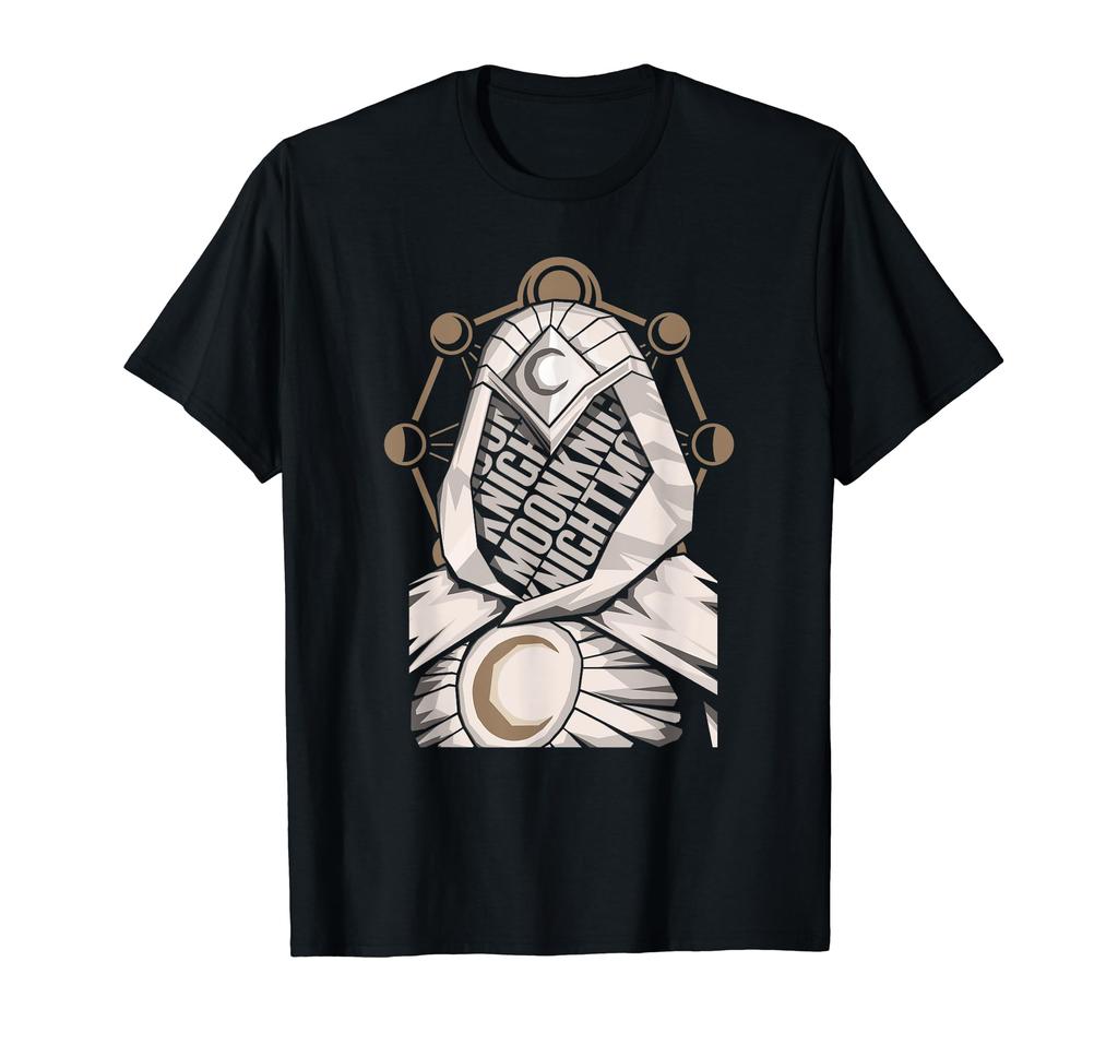 Marvel Moon Knight Face Logo Overlay T-Shirt