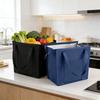 Keep Cool/Warm Insulated Grocery Bag Reusable Thermal Cooler Bag Tin Foil Handbag  Shopping