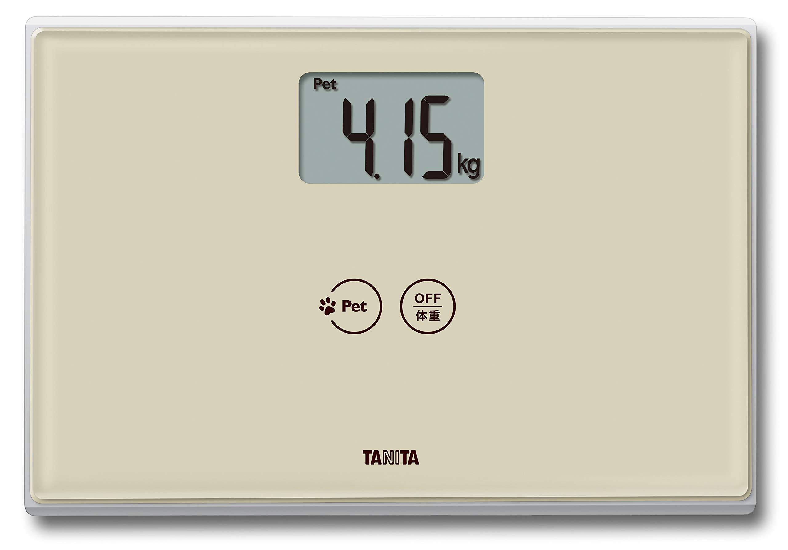 

Tanita Weight Scale IV Hold and weigh your pet Ivory CA-100A