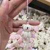 Cute Angel Bear Keychain Hanging Ornament Backpack Handbag Charm for Girls Wome