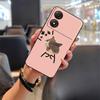 Anti-knock Fashion Design Phone Case For ZTE Blade A34 Graffiti Back Cover Phone Pouch Anti-dust TPU Couple Cute Durable