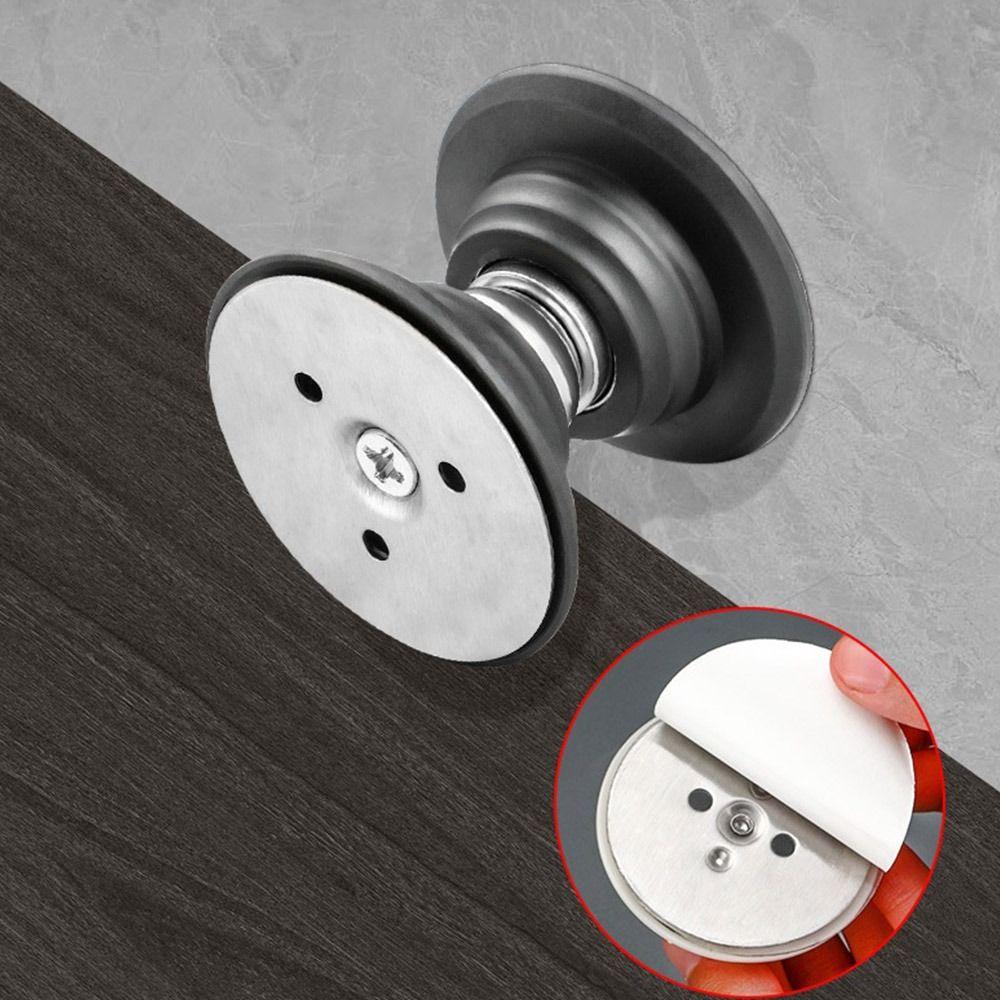 Windproof Magnetic Door Stopper Free-punch Doorstop Silent Door Suction  Door Rear
