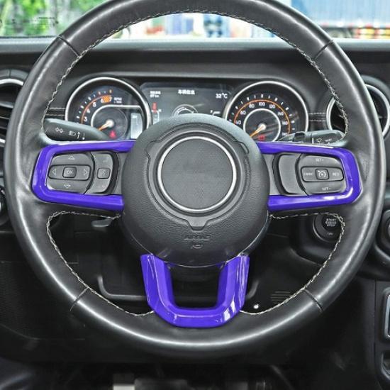 Steering Wheel Trim Cover Inner Decoration Accessories for Jeep Wrangler JL JLU