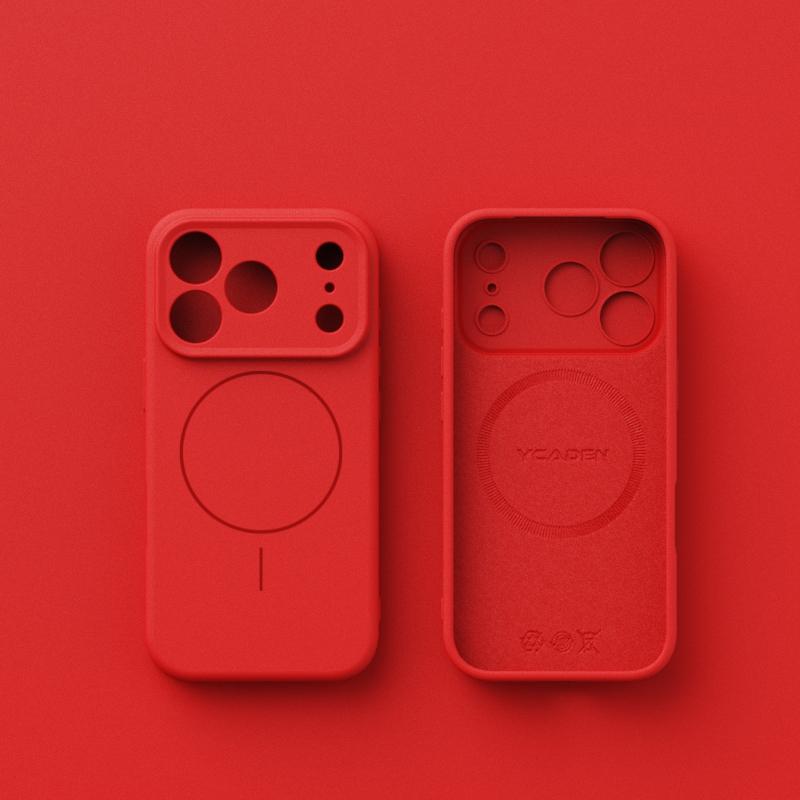 

Original Liquid Silicone Magnectic Wireless Charge Case For iPhone 17 Air 16 E 15 14 13 12 Pro Max Plus For Magsafe Matte Cover iPhone 15