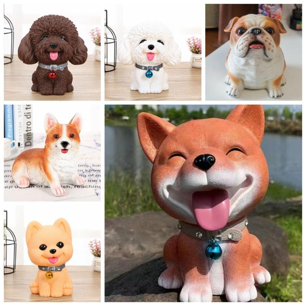 Decorative Dog Piggy Bank Large Capacity Zodiac Dog Ornaments Animal Saving Box  Kid Toy