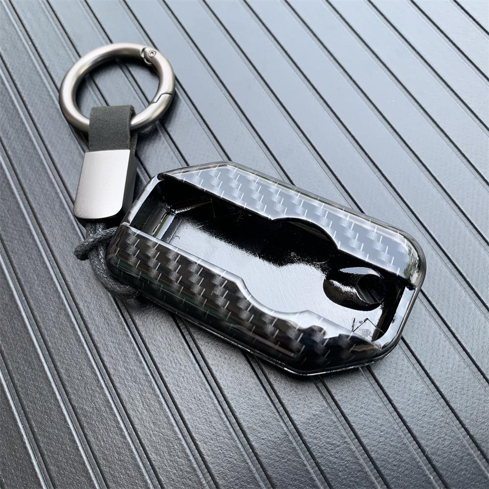 Carbon Key Cover Shell Fob Case Skin Holder For BMW Motorcycle F750GS F850GS K1600GT R1200GS LC ADV R1250GS ADV