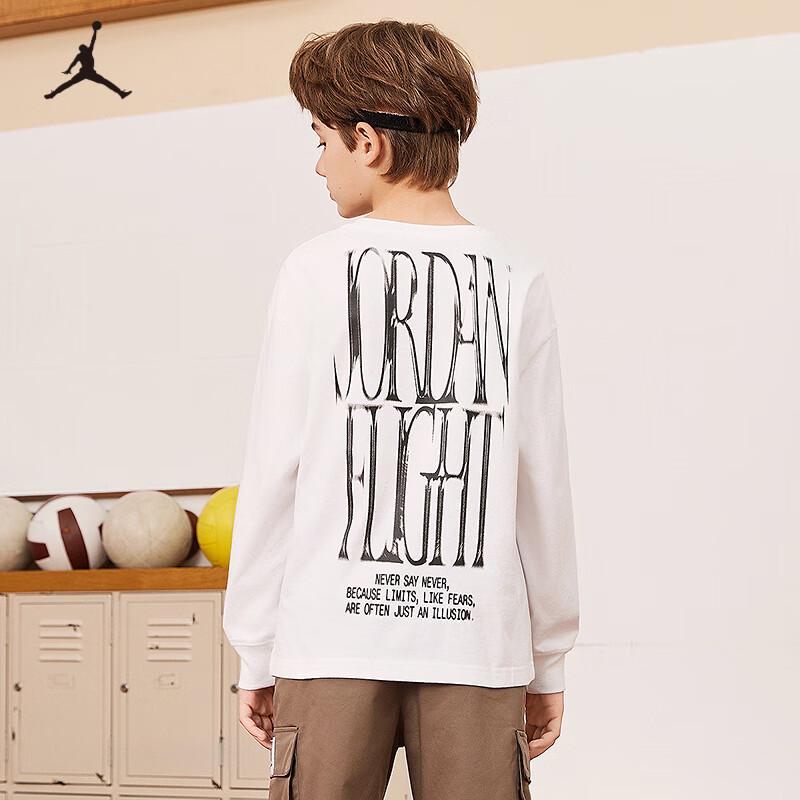 Jordan Boys  Cotton Long Sleeve T-Shirt 130/64(7)
