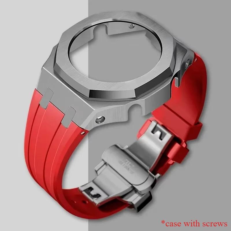 Gen4 Metal Case Bezel Frame GA2100 GAB2100 Casioak Mod Kit Modification Frame For GA2110 Metal Rubber Strap Accessory Wholesale