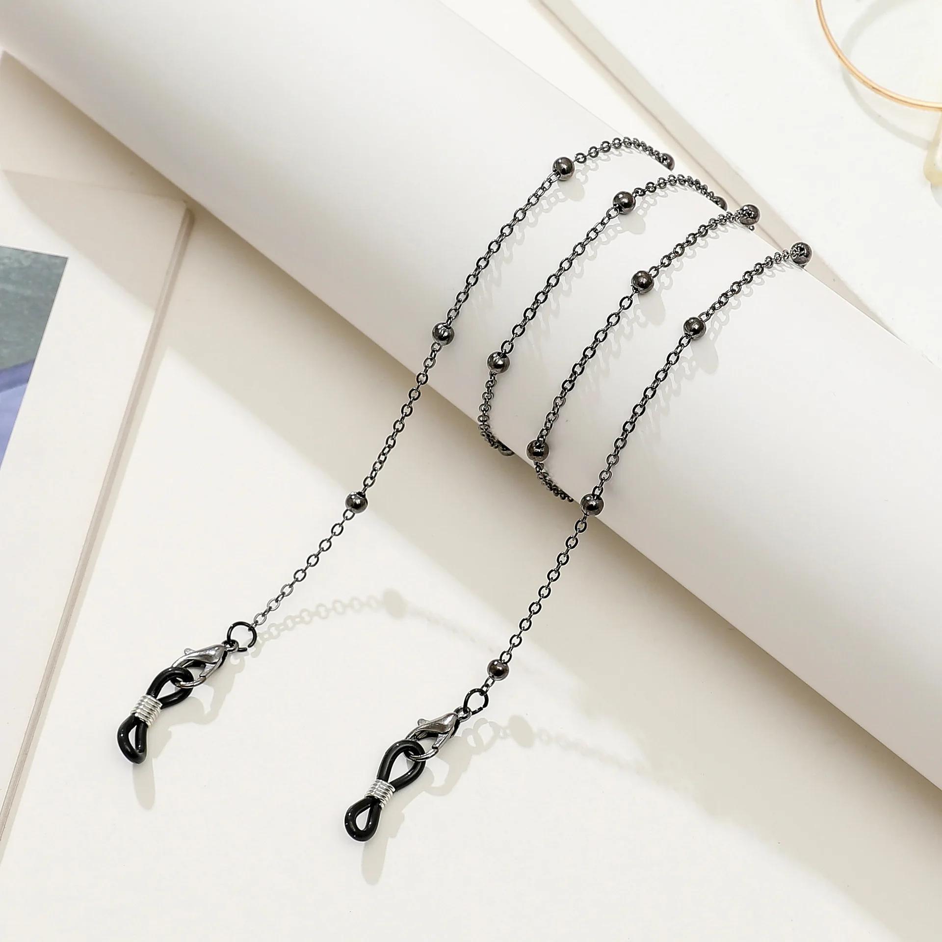 

Модные очки Цепочка для очков с бусинами для женщин Летние бусины Подвеска Ремешок для маски Ручное ожерелье Шнурок для солнцезащитных очков Многоцветный