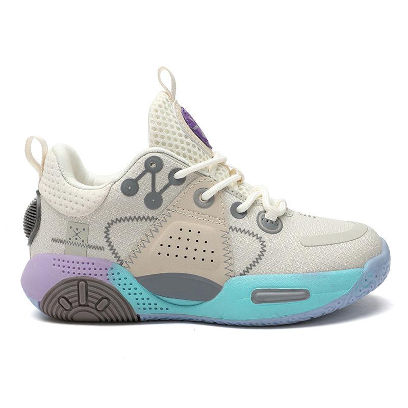 Atmungsaktive Sportschuhe für Jungen, Herbst 2025, Rutschfest, Langlebige Basketballschuhe, Geruchshemmend, Geräuschreduzierendes Design für Mittel- und ältere Kinder