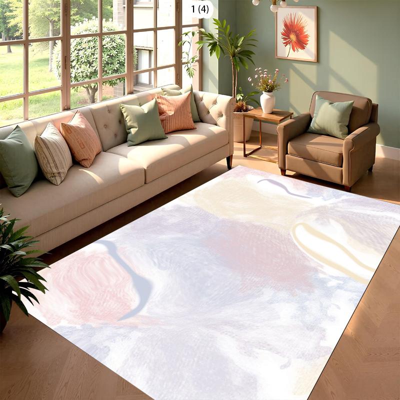 

Abstract Watercolor Living Room Rug Modern Artistic Home Decor Carpet Soft Non-Slip Floor Decor Mat for Bedroom Kitchen Hallway 40X60cm