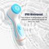 Multi-Functional Sonic Electric Facial Cleansing Brush Rechargeable Deep Silicone Pore Cleaner LED Light for Acne Skin Whitening