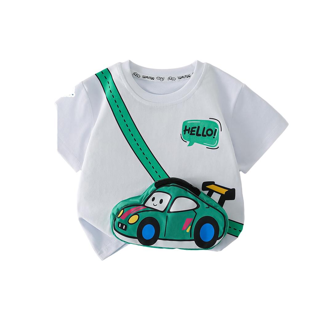 Kids Unisex Long Sleeve T-Shirt Print Comfortable Inner Layer Casual Top for Boys and Girls