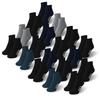 Bad Surfer Men's Ankle Socks Quarter Set Mix Cotton 18 Pairs 39/42
