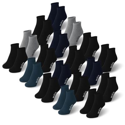 Bad Surfer Men's Ankle Socks Quarter Set Mix Cotton 18 Pairs 39/42