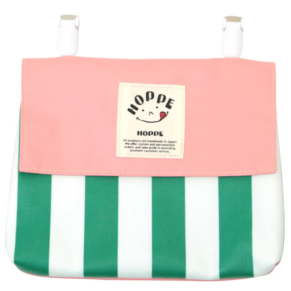 

Зеленый полосатый дорожный поясной смартфон Идеально подходит для начальной школы и Сделано в Японии от HOPPE Pocket, Сумка, Карман, Школа, Школа, Дети, зелёный