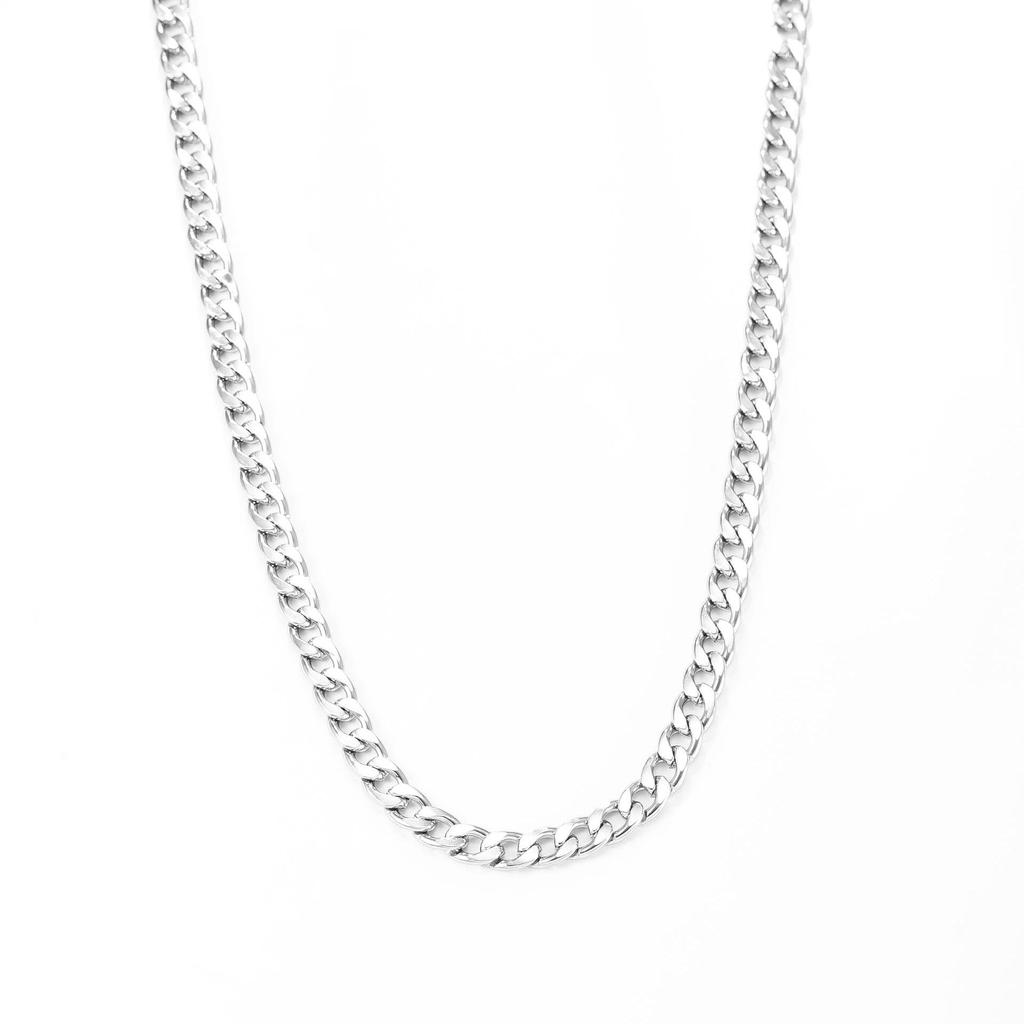 18K Gold-Plated Stainless Steel Cross Necklace for Men - Hip Hop Cuban Twist Chain Jewelry