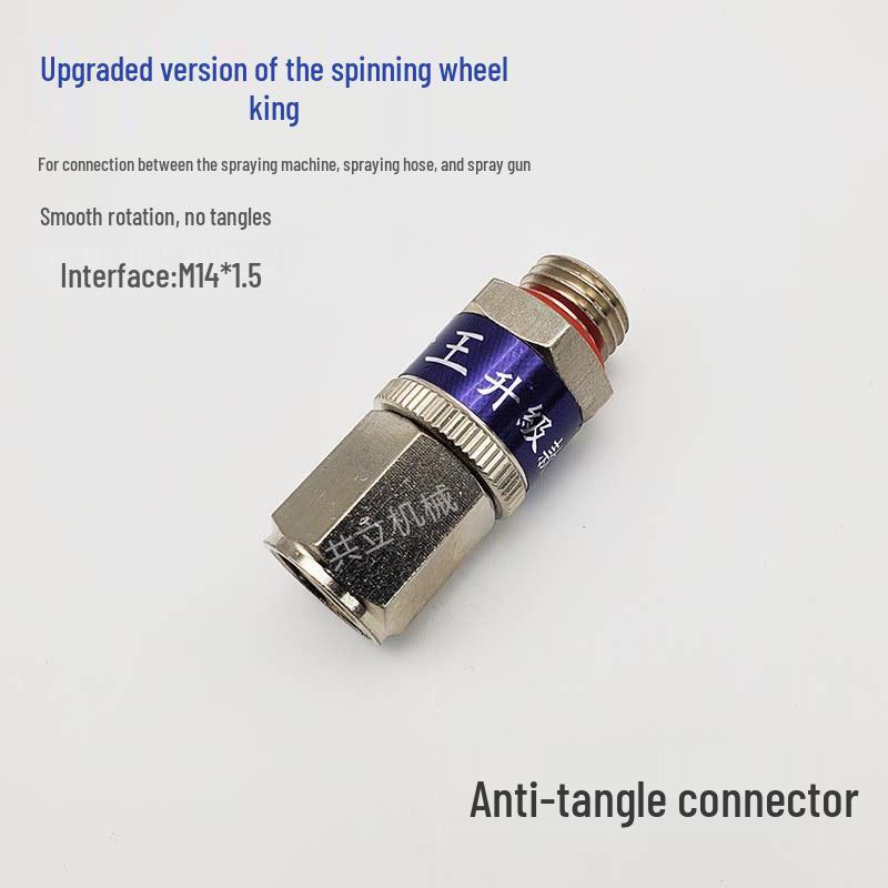 Upgraded Anti-Tangle High-Pressure Agricultural Sprayer Hose Reel with All-Copper Swivel Joint and Quick Connect.