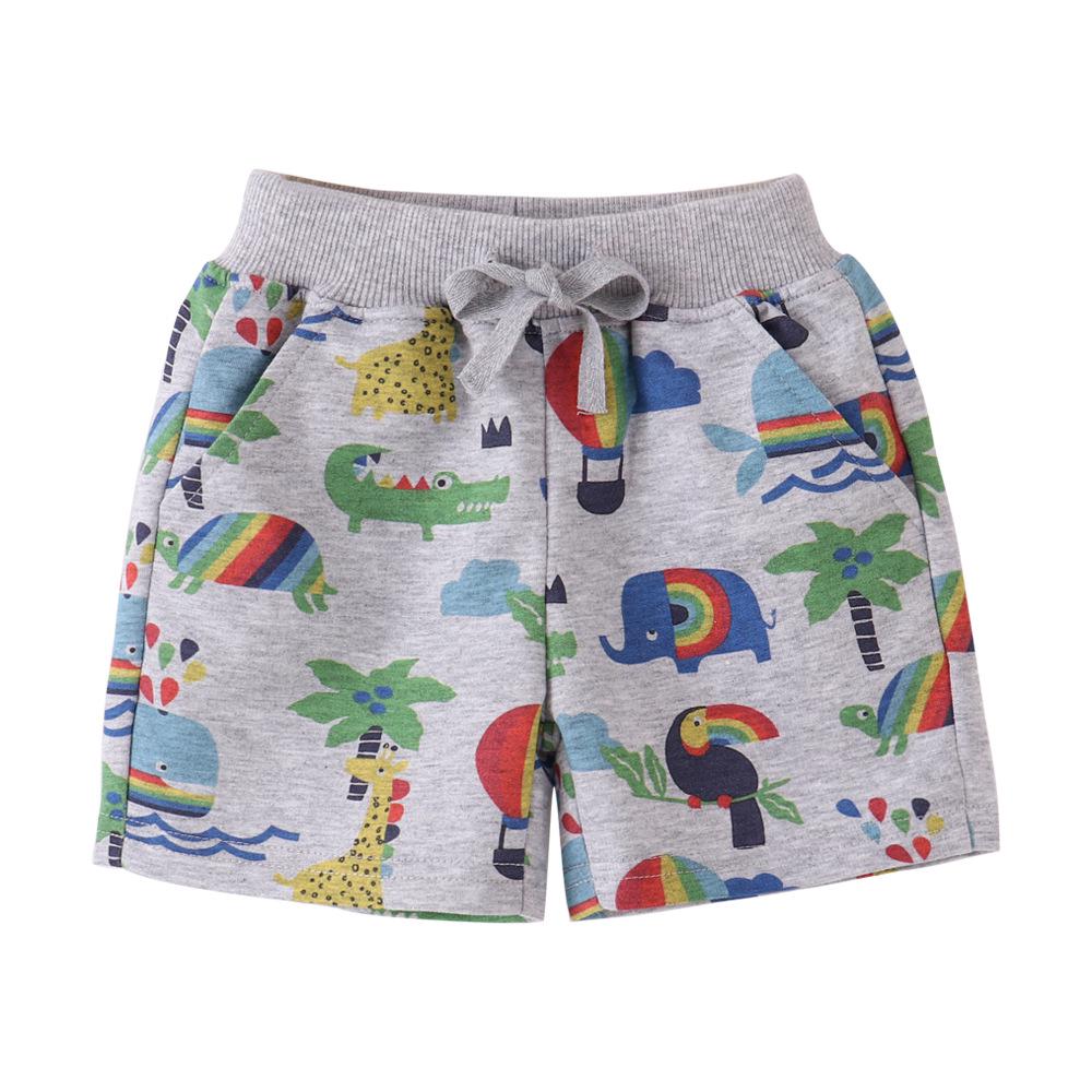 2026 Kids Summer Casual Printed Shorts for Boys & Girls, European & American Style 3T (100CM)