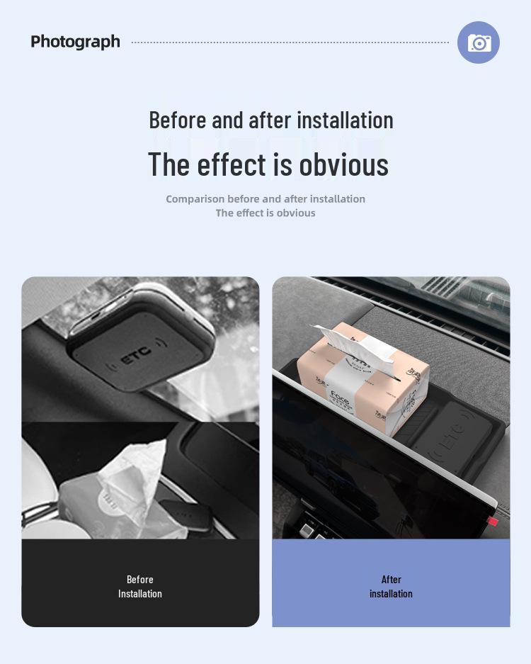 Chery iCAR V27 Screen Silicone Mat Rear Storage Box Accessory