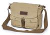 Gootium LM30624AMG Cotton Canvas Shoulder Bag Messenger Bag Unisex Khaki
