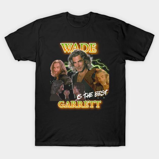 

Men Black Print T-shirt Road House: Wade Garrett Retro Bootleg 90S Vintage No-Cut Transfer Paper Print Cotton Tshirt 2XL чорний
