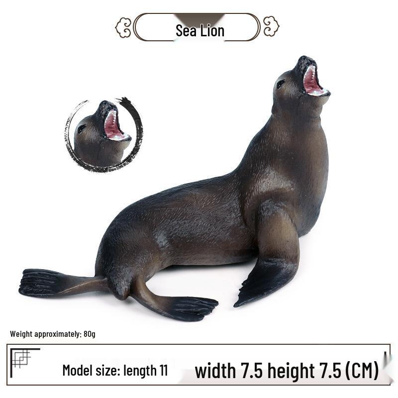 Sea Lion & Seal Marine Animal Model: Educational Toy for Kids