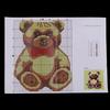 Toy Bear Latch Hook Kits Rugs Cushion Crafts Embroidery for Beginners White