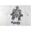 W389 CHROME HEARTS 2026 Summer New High Quality Cotton Round Neck Loose Large Size T-shirt Couple T-shirt