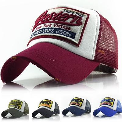 Women Men Streetwear Letter Embroidery Mesh Dad Baseball Cap Snapback Hip Hop Outdoor Y2K Trucker Hats Retro Tearing Style Hat