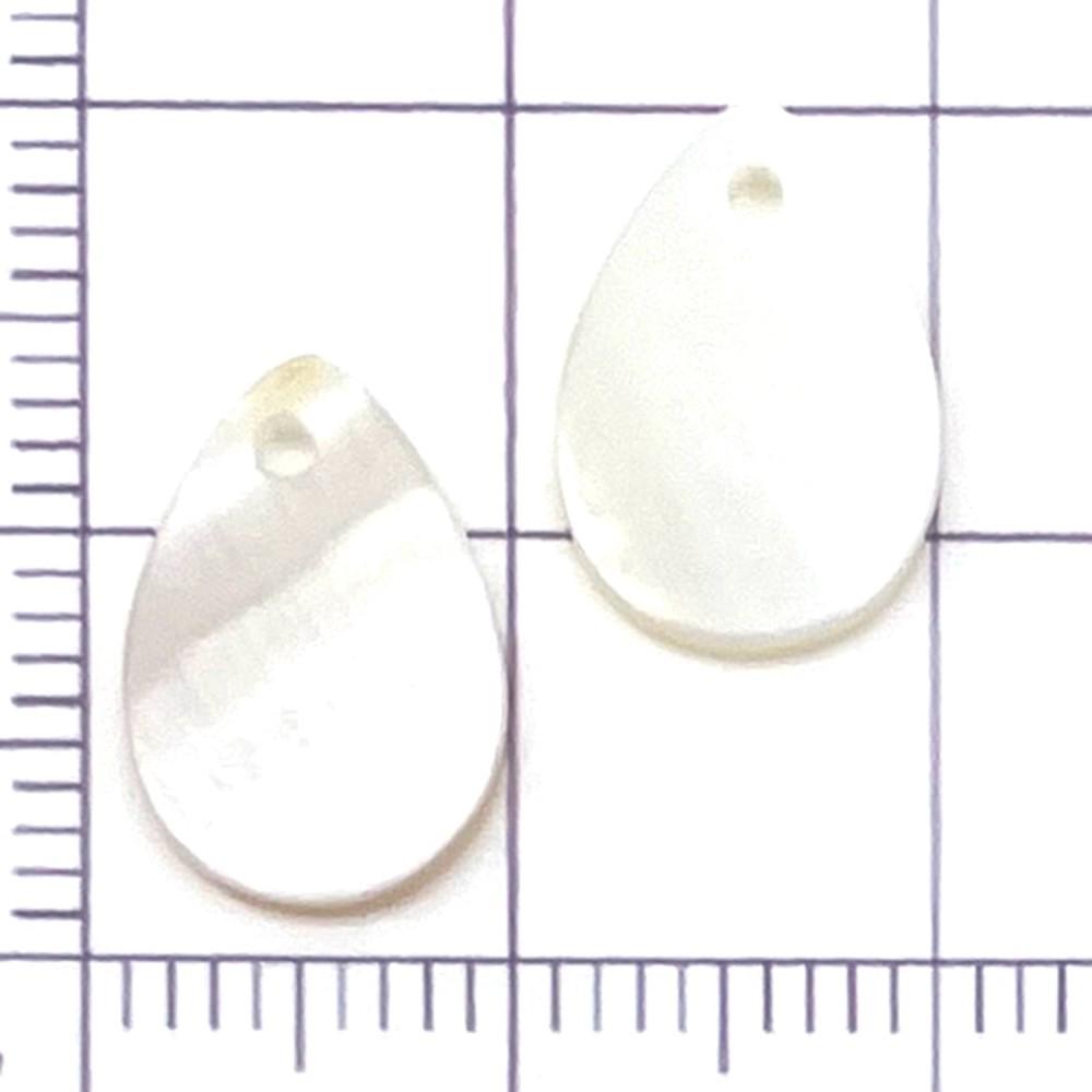 24-Piece Set: White Natural Moon Cross Shell Charms for DIY Jewelry