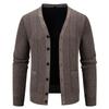 Autumn Men'S Single-Breasted Cardigan Sweater Trendy Casual Loose Solid Color Knitted Sweater Top