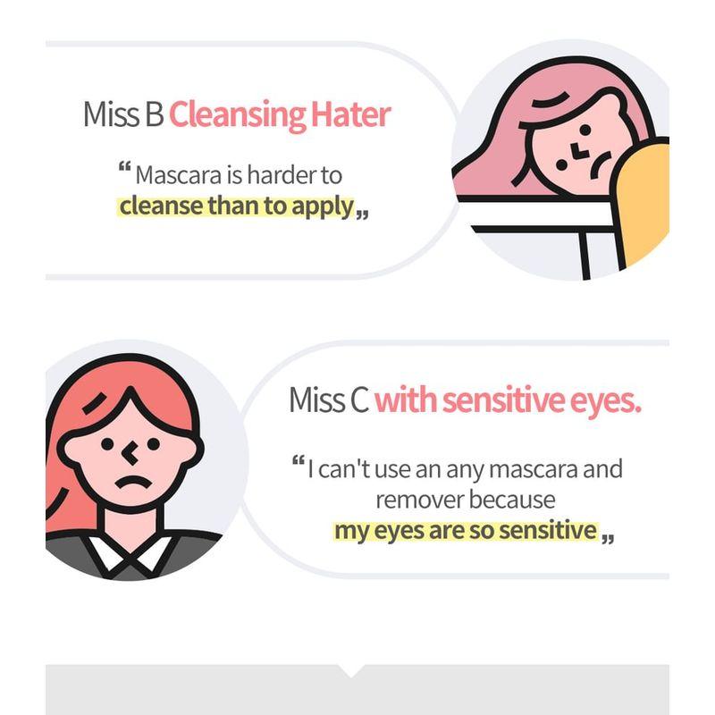 COSNORI - Dynamic Setting Washable Mascara - 2 Types