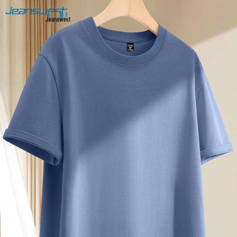 Jeanswest Men s 2025 Summer Loose Fit Combed Cotton T-Shirt L