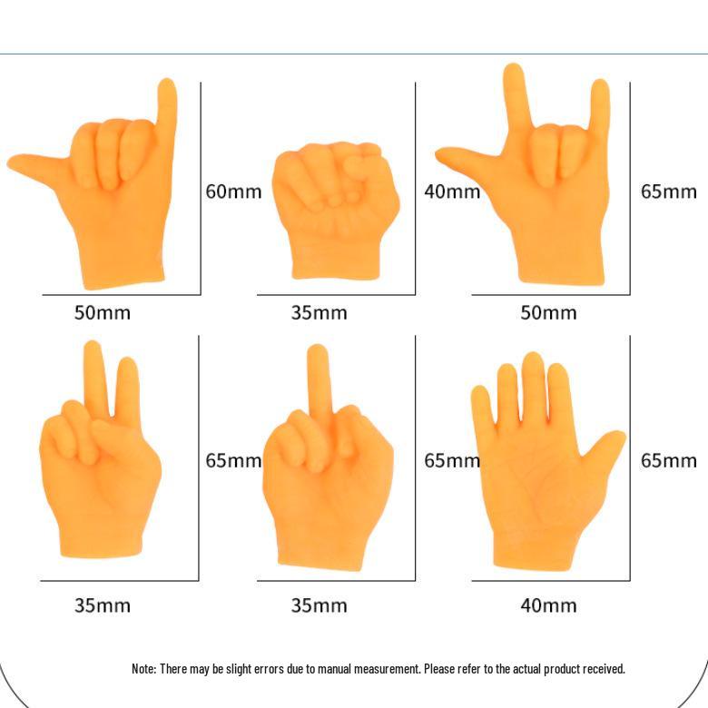 Douyin Style Mini Prank Finger Cots: Petting & Teasing Cat Toy