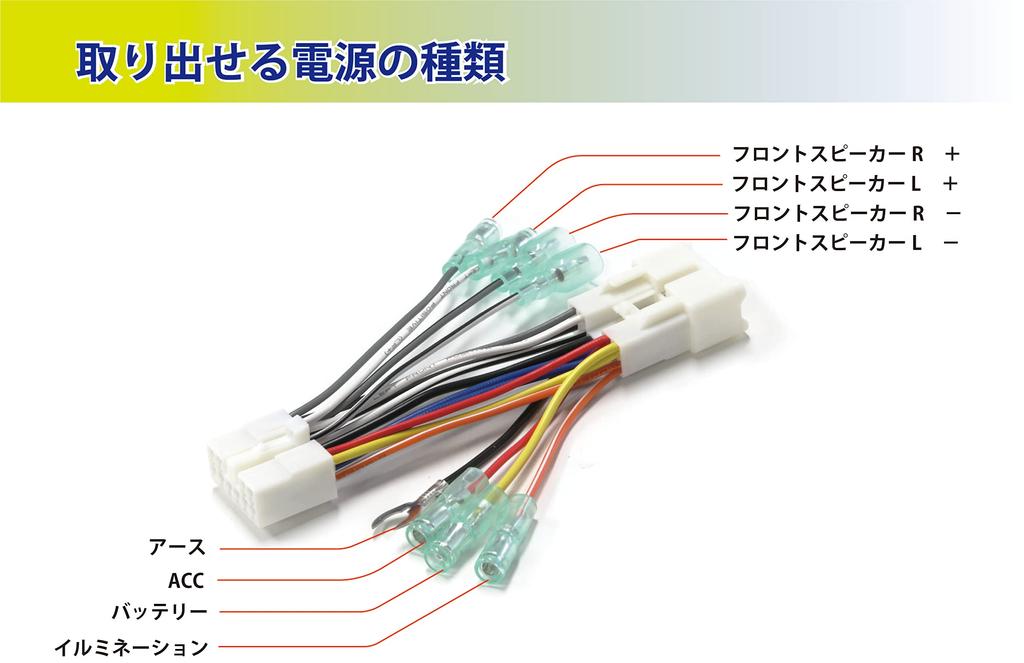 Straße Herr. Plus Toyota Ausgangsleistungskabel 10-poliger Stecker AH-78