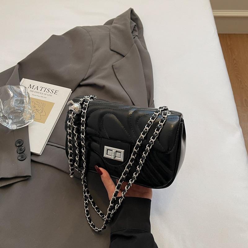 Summer Small Bag Women's New Trendy Versatile Chain Messenger Bag High-end Shoulder Small Square Bag