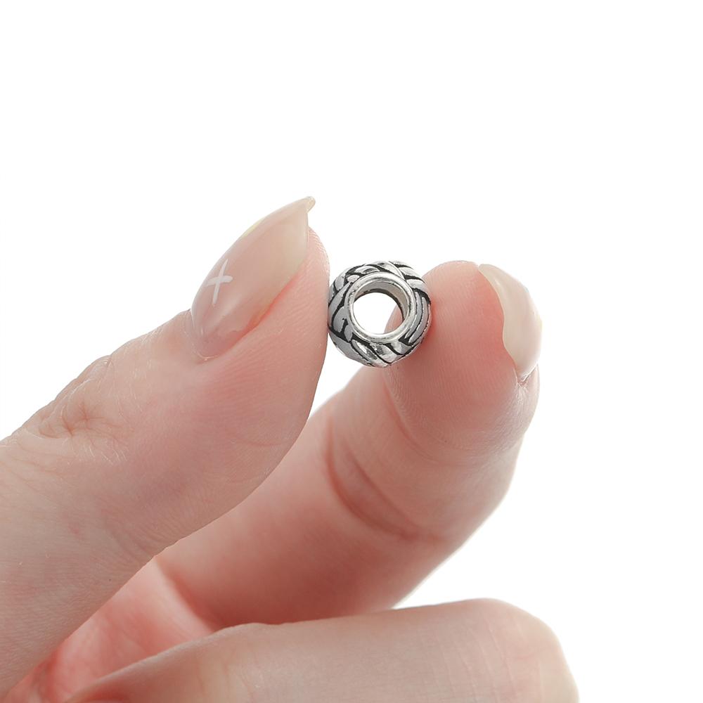 1pcs/lot 925 Sterling Silver Various Shape Silver Color Beads For DIY Jewelry Necklace Bracelets Making Supplies Accessories