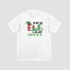 Im Not An Elf Im Just Short Funny Tshirt Elf Christmas Top Little Helper Joke T