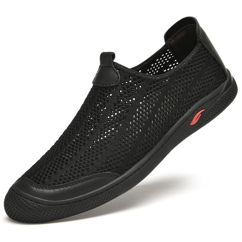 

Flying woven shoes mesh shoes, 38-43 standard leather shoe size leathershoes 38 чёрный